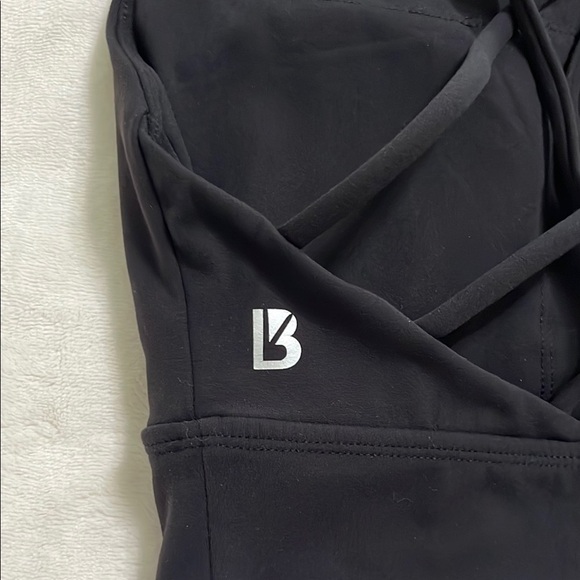 BuffBunny Black Crisscross Sports Bra - Picture 5 of 7